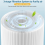 2-Pack 511 Replacement Filter, Compatible with Blue Air Blue Pure 511 4
