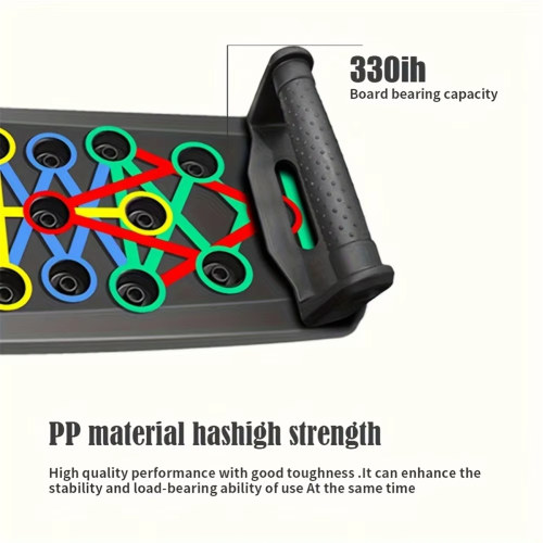 Portable Folding Push-Up Board, Multi-Functional Anti-Slip Mat 2