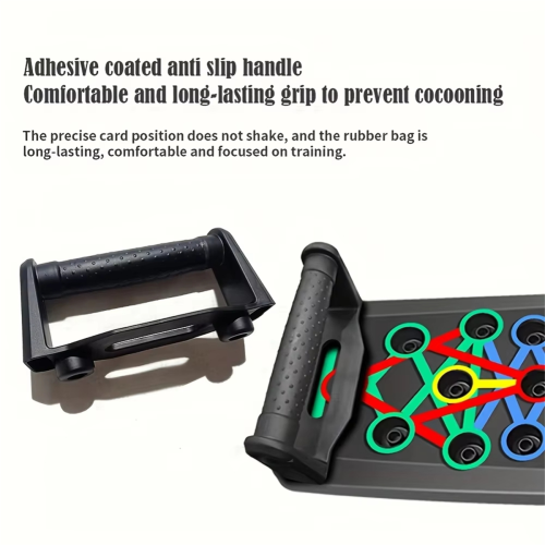 Portable Folding Push-Up Board, Multi-Functional Anti-Slip Mat 1