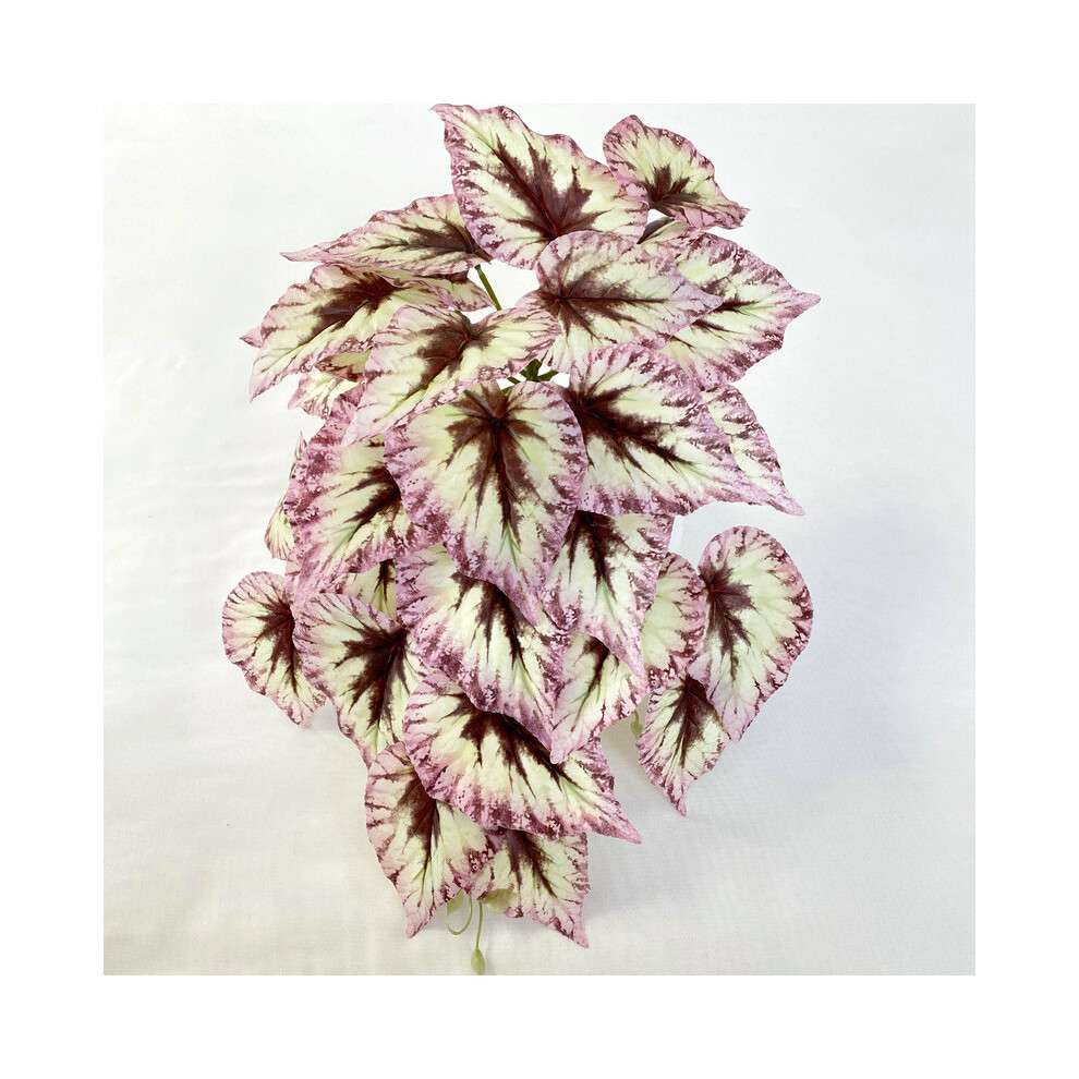 (Pink) Faux 3d Printed Begonia Wall Mounted Plant For Wedding Props Styling And Home-image-OPC-PH9DHHR-NEW