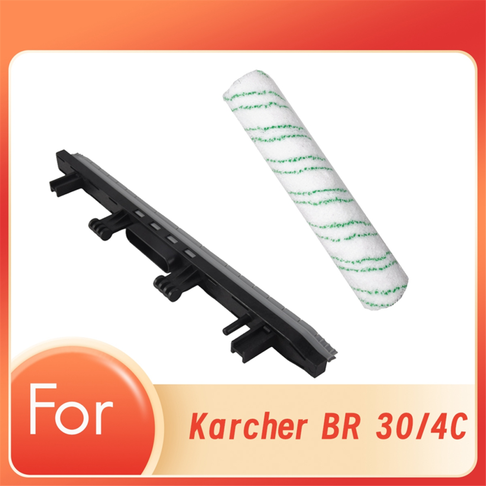 Brosse à rouleau pour grattoir absorbant BR30/4C