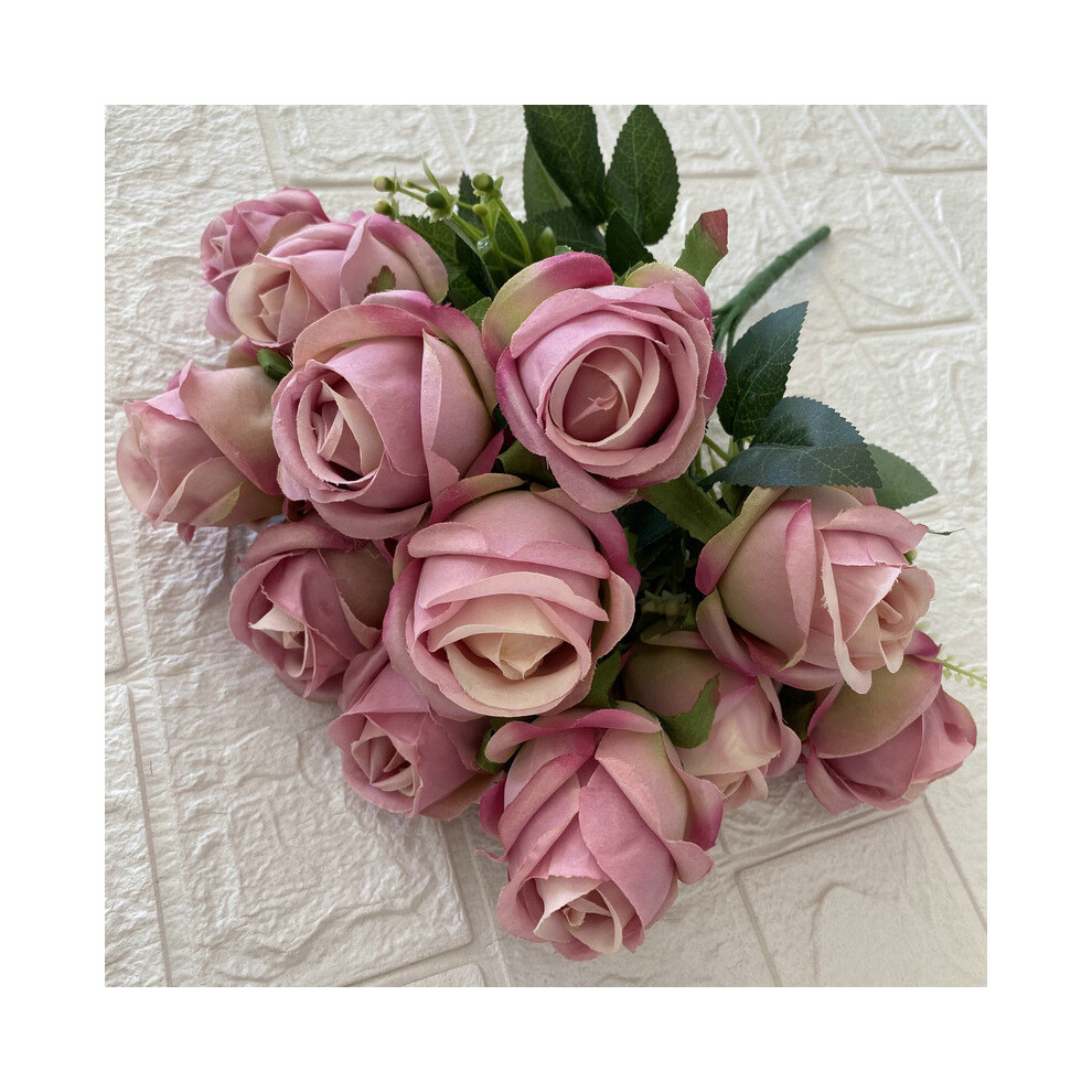 (Mocha Pink) Artificial Luxury Peony Bouquet For Wedding Home Office Decorations Gift Flowers-image-OPC-PH9DMKJ-NEW