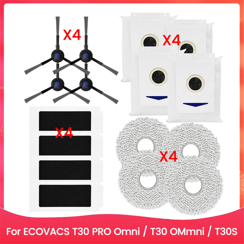 Accesorios Para Bolsa De Polvo Con Filtro Hepa Y Cepillo Lateral Para Aspiradora-image