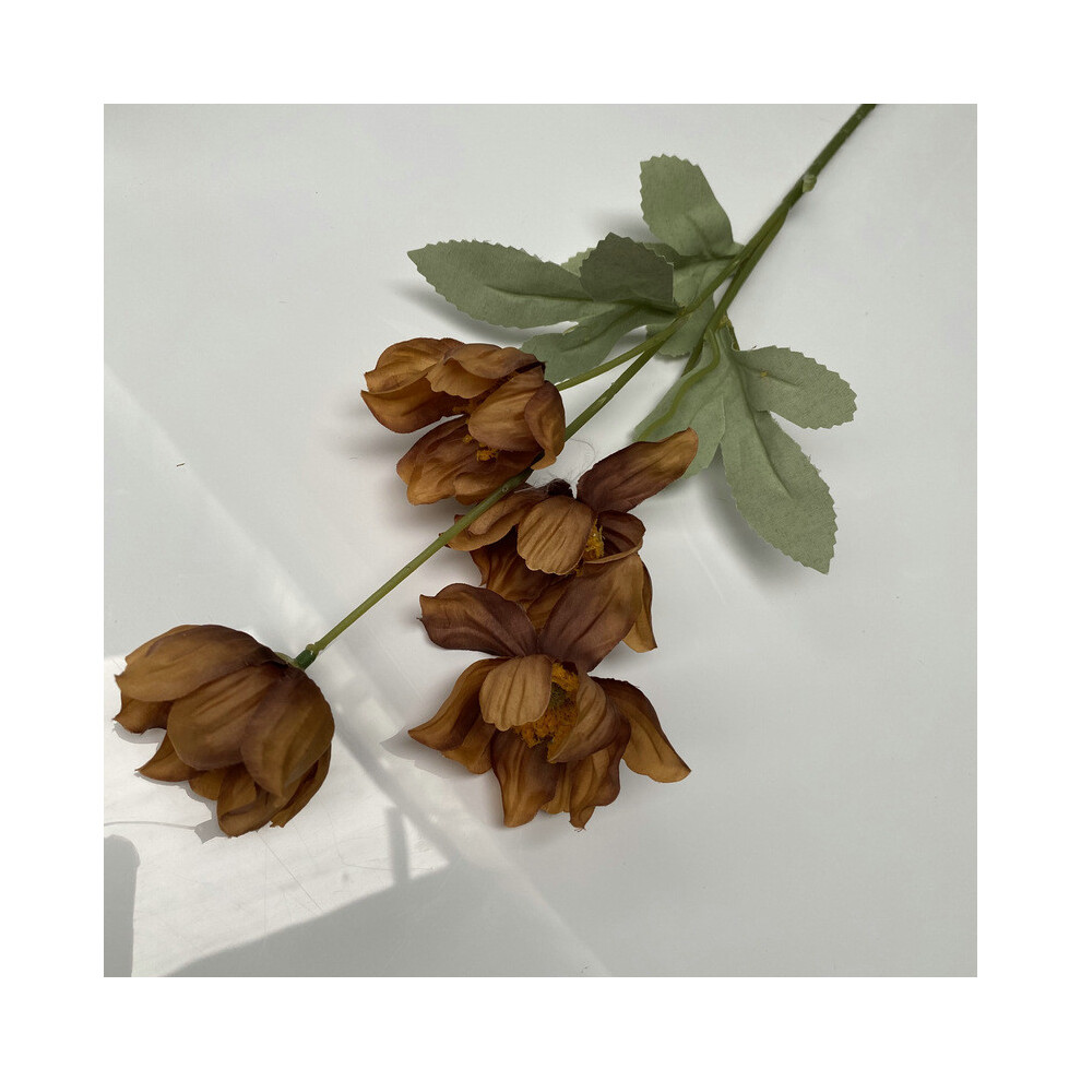 (Brown) Anemone Realistic Flower For Wedding Decoration And Props Gifts Photography-image-OPC-PH9DPWM-NEW