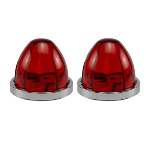 Lot de 2 lumières pastèques pour semi-remorque, éclairage sous roues phosphorescentes A