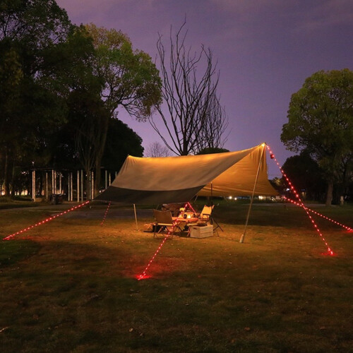 Leuchtendes Windseil LED Camping mit leichtem Windseil 2