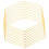 10pcs Hexagonal Dream Catcher Frame Wedding Wreath Decor 1