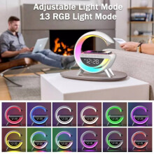 Smart Led Intelligent Lamp Bluetooth Speaker Wireless Charger Lamp Atmosphere