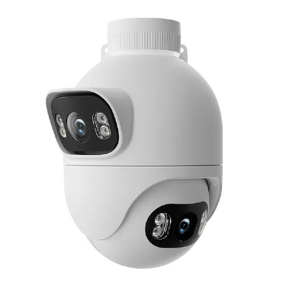 Caméra projecteur EC6 WiFi double objectif 2K, vision nocturne couleur, prise UE