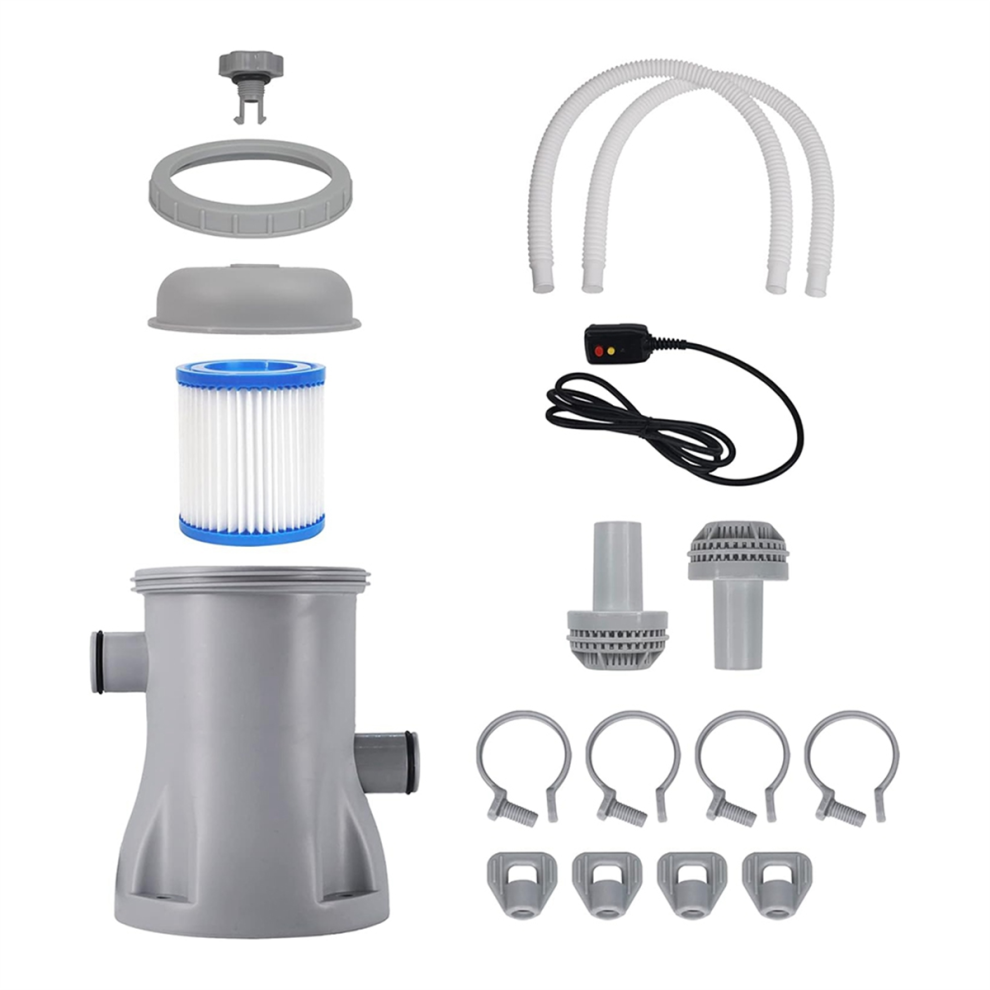 Pompe de filtration de circulation pour nettoyeur de piscine, prise UE