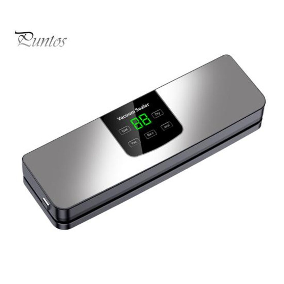 Vacuum Sealing Machine With Uv Sterilization Digital Display Waterproof Touch Screen Design Strong Suction Power Food Sealer Machine
