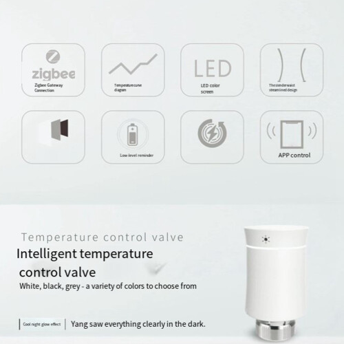 Vanne d'actionneur de radiateur TRV ZigBee 3.0Tuya 1