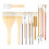 15pcs Ceramic Brushes for Glazing Ceramic Brush Set 1