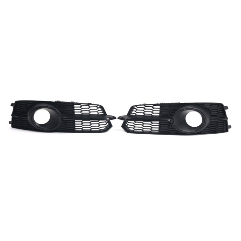 Front Bumper Fog Grille Cover Honeycomb Mesh For A6 C7 Light 4851529601690