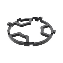 Universal Cast Iron Gas Hob Cover, 10-Serration Anti-Slip Wind Shield