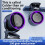 3in1 Circulating Fan with Clip 100 Speed Adjustable Mini Table Fan A 3
