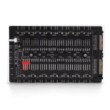 4-bens PWM & 5V 3-bens ARGB flervejssplitter ARGB og PWM HUB 16Hub