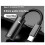 Audio Adapter & Charger for Mobile Phone Adapter Black 5