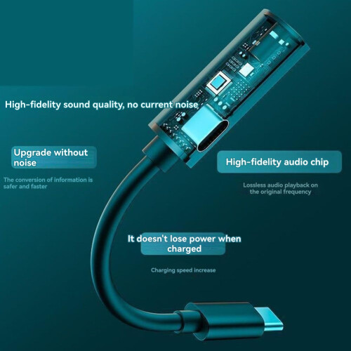 Audio Adapter & Charger for Mobile Phone Adapter Silver 2