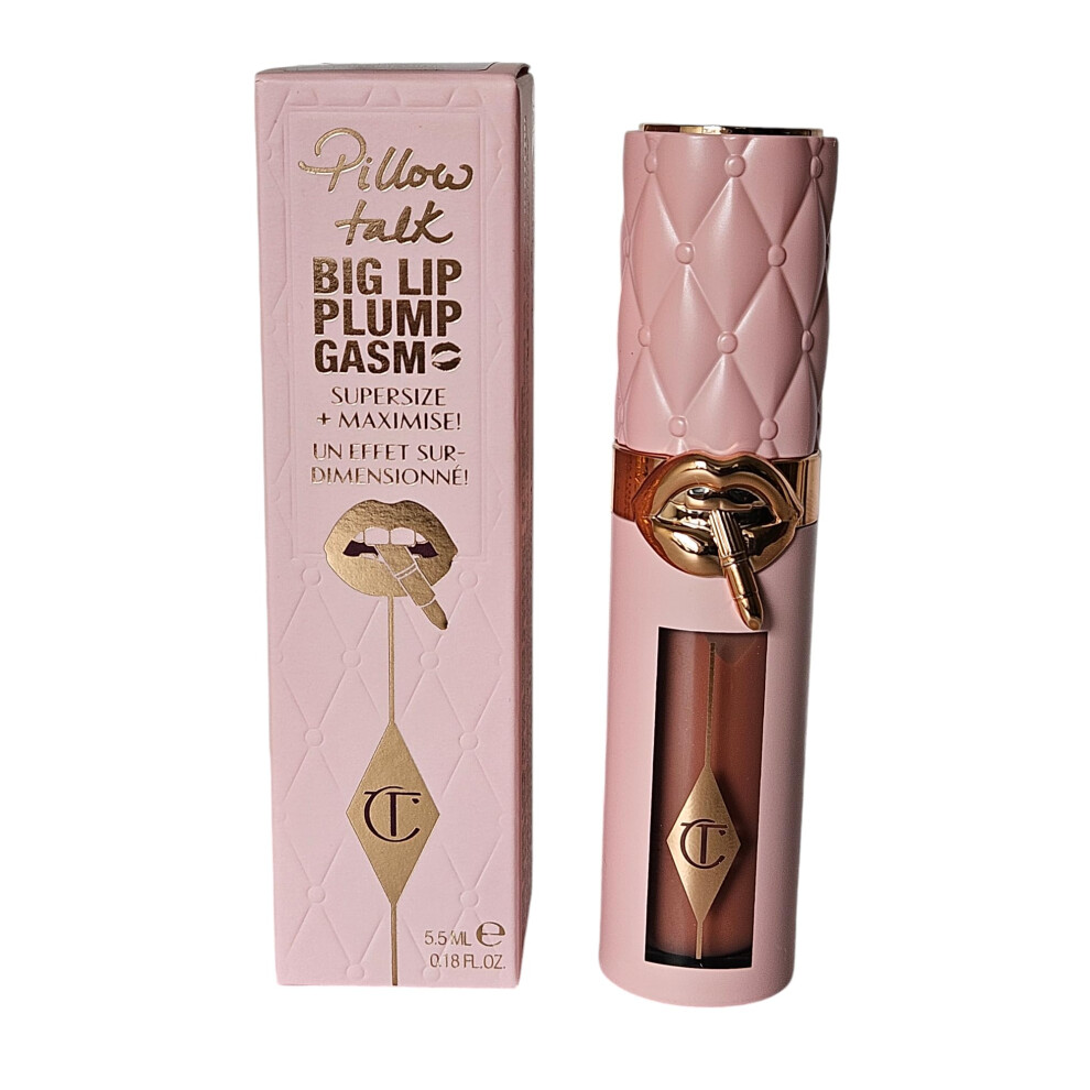 CHARLOTTE TILBURY Pillow Talk Big Lip Plumpgasm - Pillow Talk Fair/Medium (pink nude) 0.18 oz / 5.5 g-image-OPC-PGHSWRW-NEW