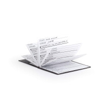 Kikkerland Password Keeper (NB01) Rotes Faltbuch im Brieftaschenformat