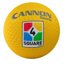 Ballons de Terrain Cannon Sports 4 Square - 8,5 Pouces - pour Kickball, Handball & Dodgeball (Jaune)