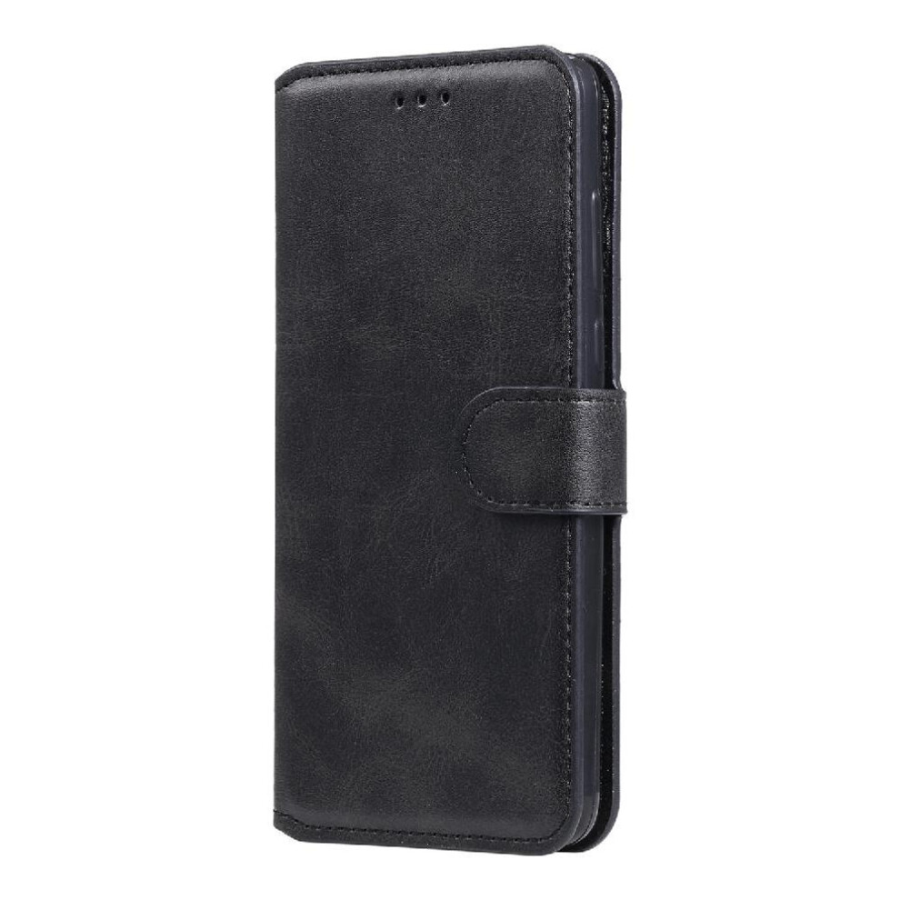 (Black) Flip Case For Oppo Find X5 Card Slots Precise Cutouts Flip Cover Magnetic Closure Black 764563515127