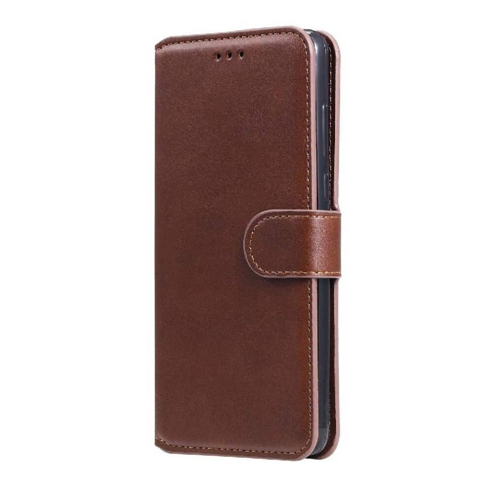 (Brown) Flip Case For Oppo Find X5 Card Slots Precise Cutouts Flip Cover Magnetic Closure Brown 764563515110