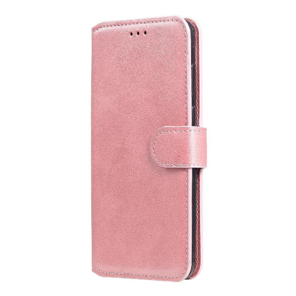 (Pink) Flip Case For Oppo Find X5 Lite Card Slots Flip Cover Precise Cutouts Magnetic Closure Pink 764563515196