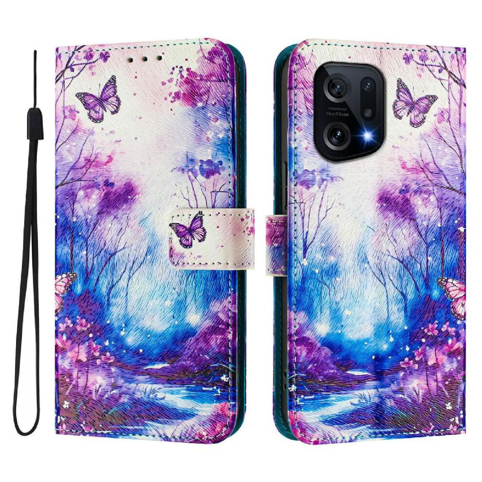 (C3 ) Case For Oppo Find X5 Pu Leather Pattern Flip Cover With Credit Slot Wallet 764563515813