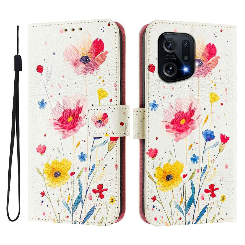 (C5 ) Case For Oppo Find X5 Pu Leather Pattern Flip Cover With Credit Slot Wallet 764563515837