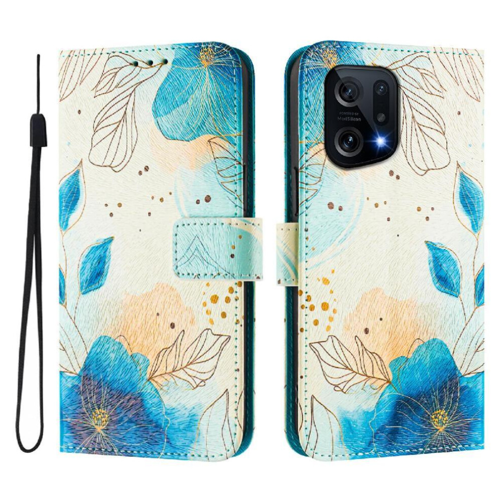 (C6) Case For Oppo Find X5 Pu Leather Pattern Flip Cover With Credit Slot Wallet 764563515844