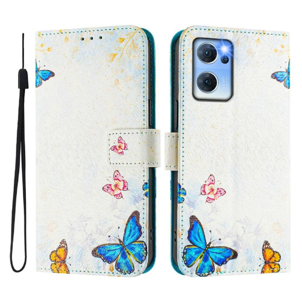 (Ohter) Case For Oppo Find X5 Lite Wallet Pattern Flip Cover Pu Leather With Credit Slot 764563515943