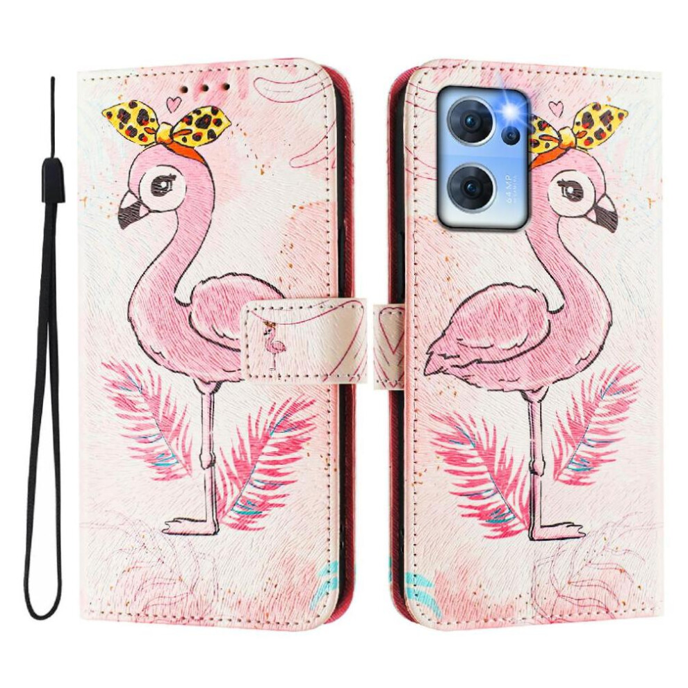 (C3 ) Case For Oppo Find X5 Lite Wallet Cover With Credit Slot Card Holder Pattern Flip Pu Leather 764563516438