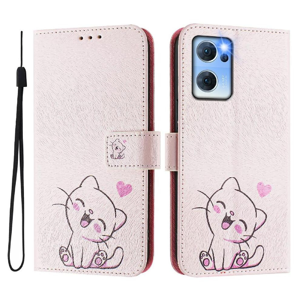 (C2) Case For Oppo Find X5 Lite Wallet Cover With Credit Slot Card Holder Pattern Flip Pu Leather 764563516421