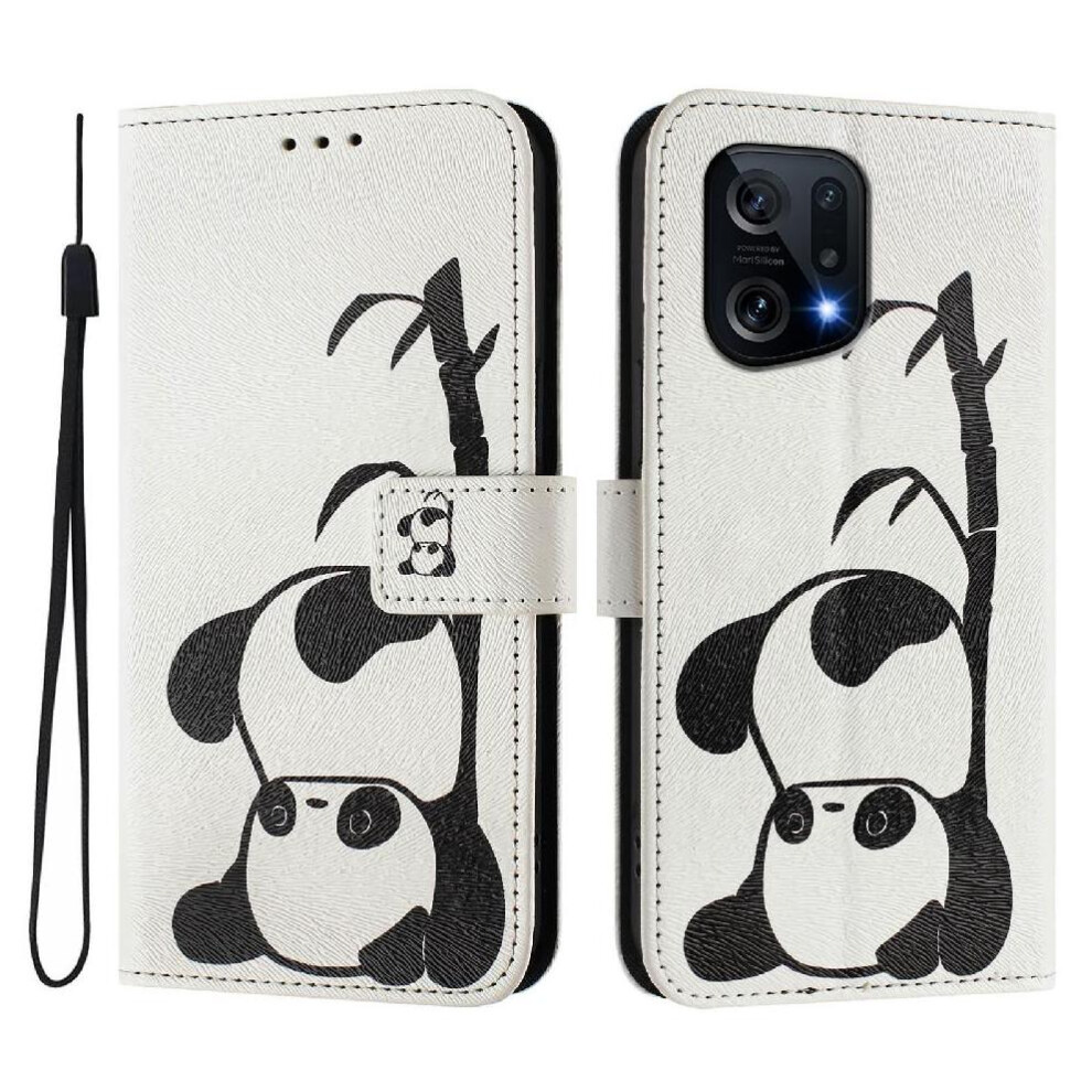 (C1 ) Case For Oppo Find X5 Pattern Card Holder Flip Pu Leather Wallet Cover With Credit Slot 764563516476