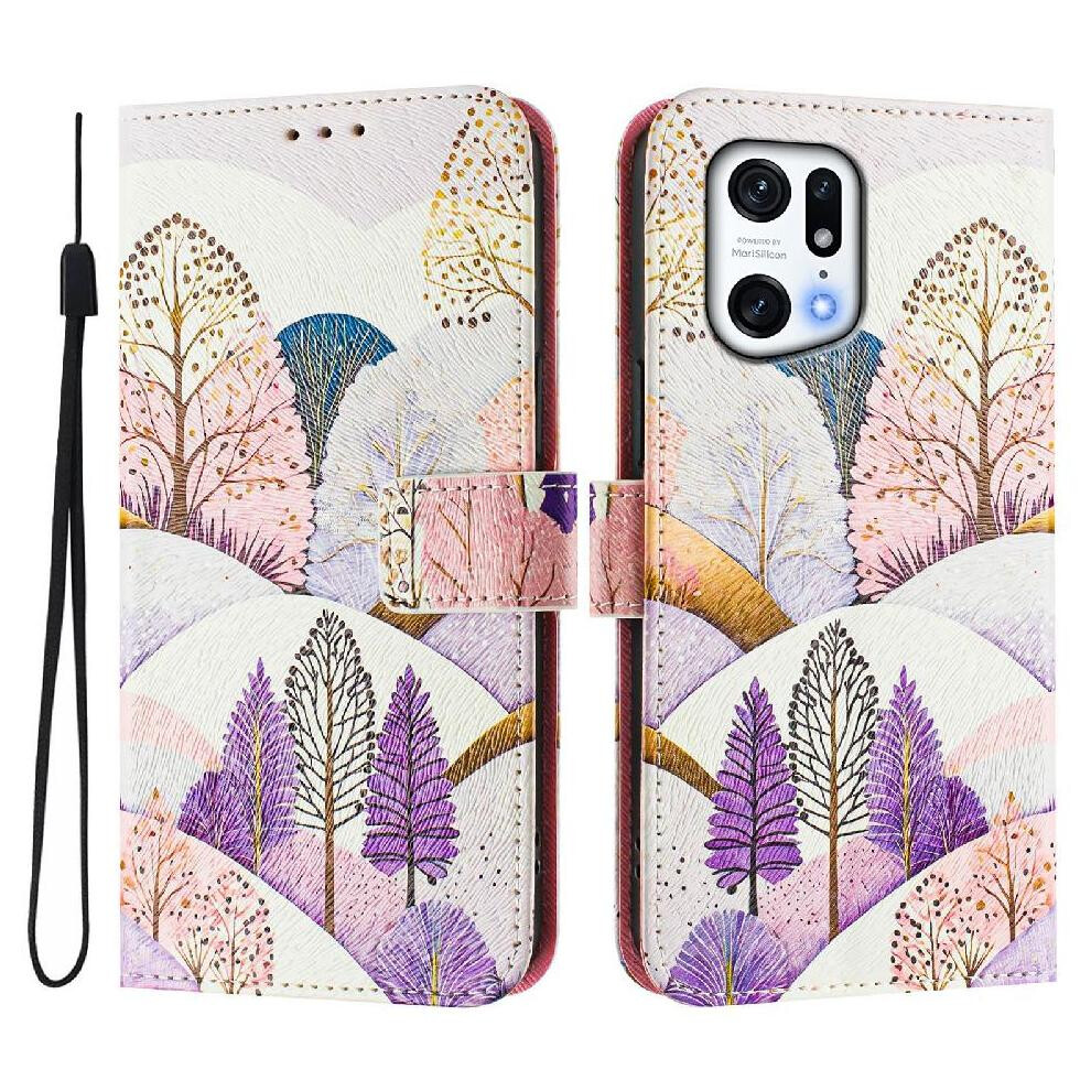 (C6) Case For Oppo Find X5 Pro With Credit Slot Pattern Flip Pu Leather Wallet Cover Card Holder 764563516582