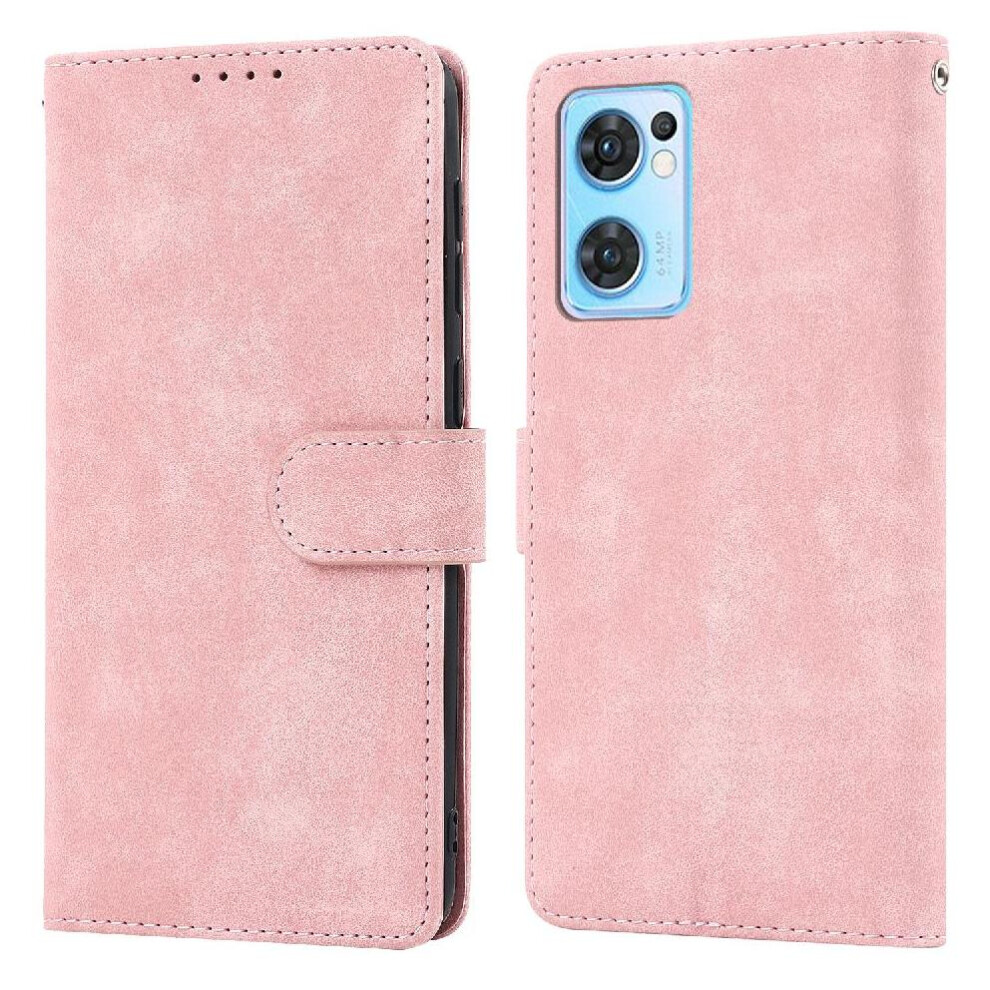 (Pink) Flip Case For Oppo Find X5 Lite Flip Wallet Shockproof Premium Pink 764563516667