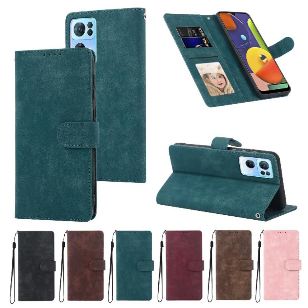 (Green) Flip Case For Oppo Find X5 Lite Flip Wallet Shockproof Premium Green 764563516681