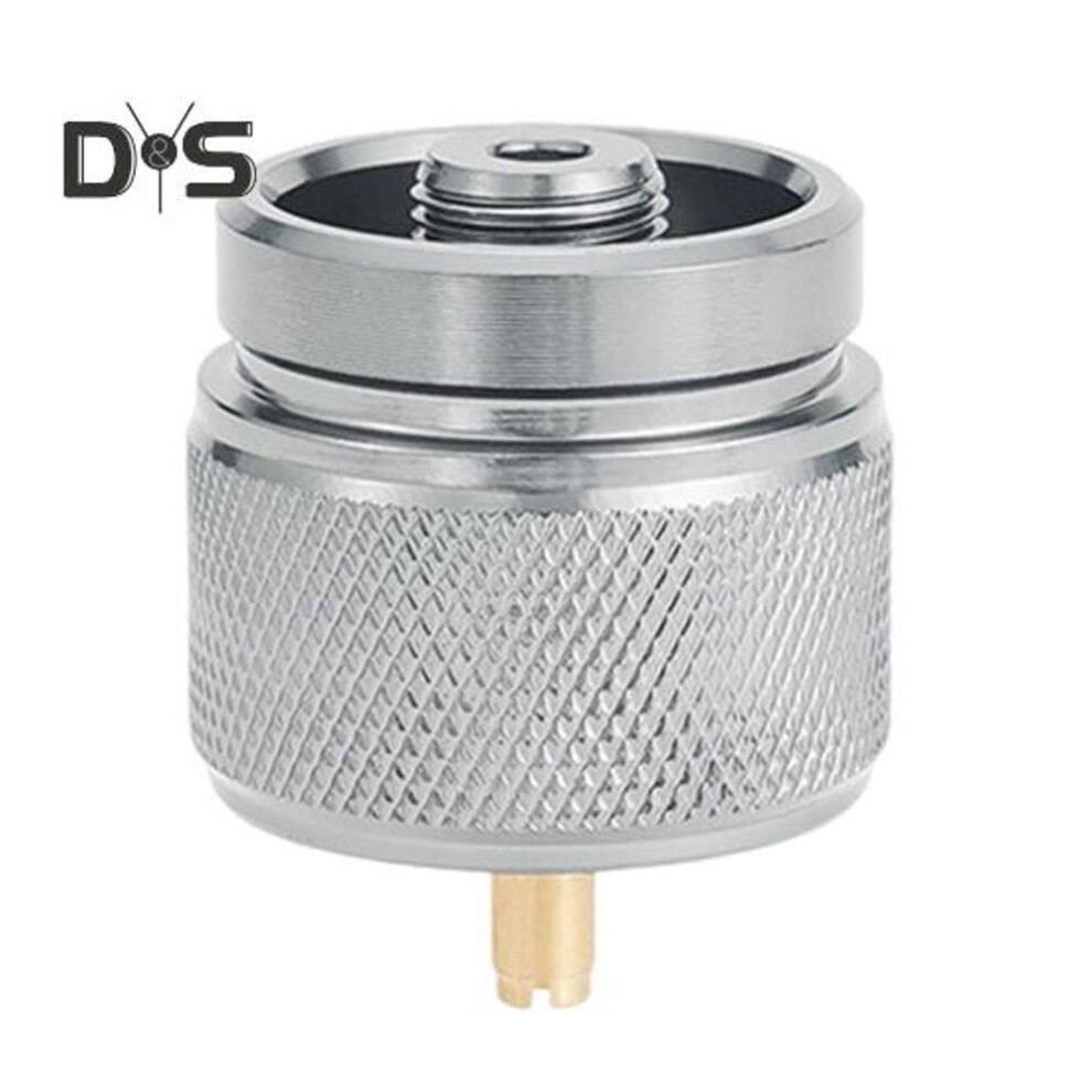 Aluminum Alloy Gas Tank Adapter Heavy Duty Portable Lightweight Propane Gas Tank Conversion Head Convertor Camping Gas Stove Accessories