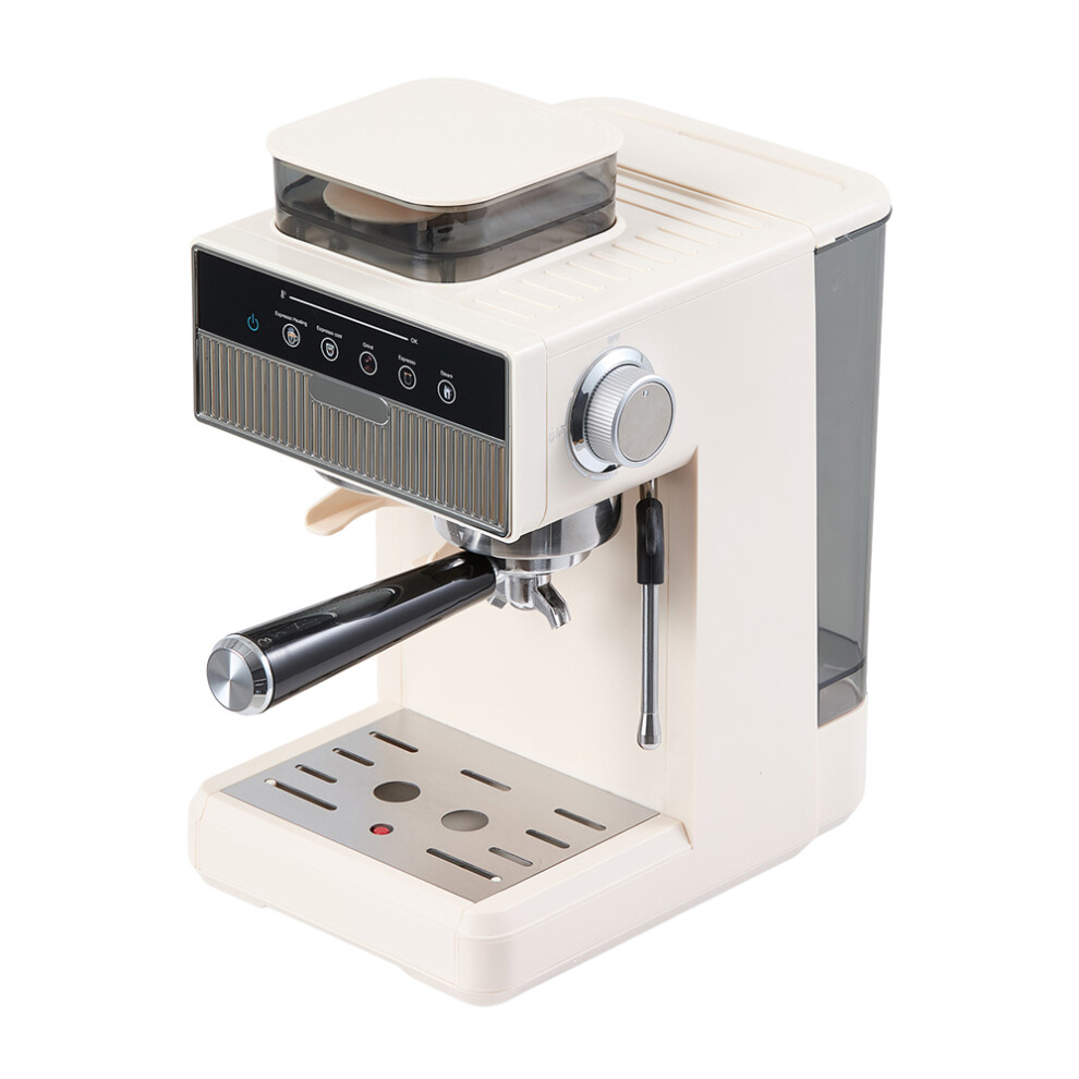 Espresso Coffee Machine with Integrated Coffee Grinder and Milk Frother