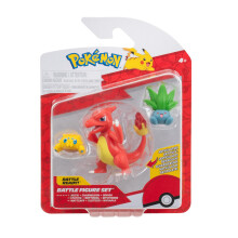 Pokémon PKW3894 Conjunto de Figuras - Cone de Algodão, Myrapla, Glutexo