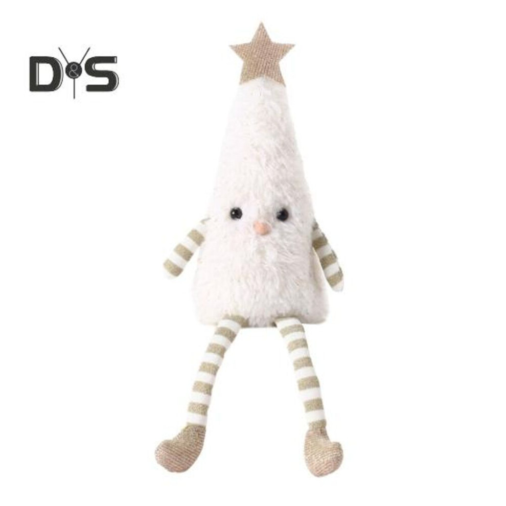 (white) Christmas Tree Doll Handmade Plush Doll Home Decoration Cute Tabletop Figurines Ornaments for Christmas Valentine's Day