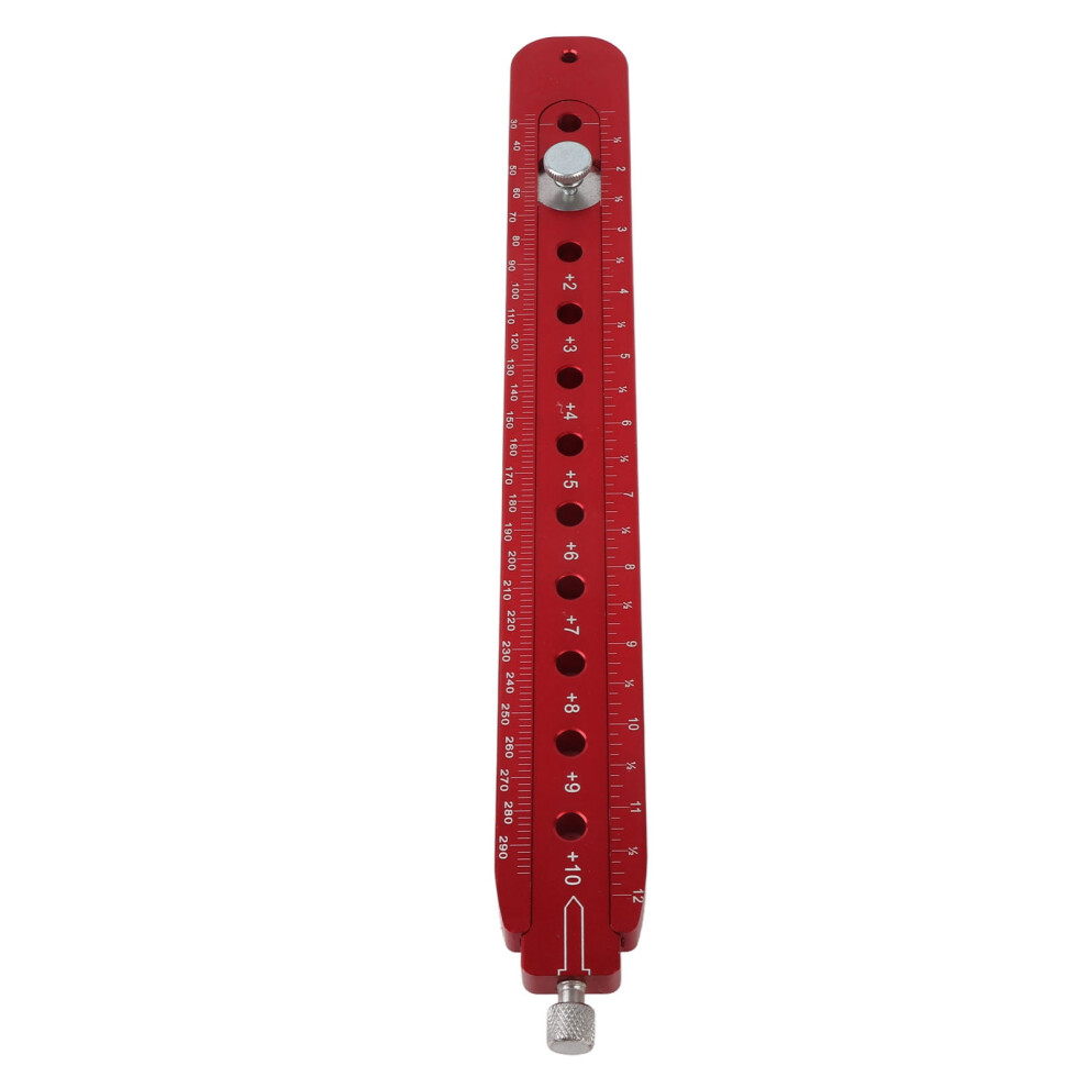 Woodworking Compass Scriber Portable Aluminum Alloy Woodworking Compass Tool Adjustable Inch Arc Drawing Ruler L 7891296621740