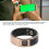 Smart Ring 18mAh, 200mAh Case, Size 12, Silver 4