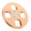 1/4 5in Aluminum Empty Reel - Gold, 4-Hole 13