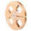 1/4 5in Aluminum Empty Reel - Gold, 4-Hole 1