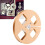 1/4 5in Aluminum Empty Reel - Gold, 4-Hole 15
