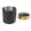 Small Desktop Trash Can 304 Stainless Steel Black 14