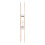 1/4 5in Aluminum Empty Reel - Gold, 4-Hole 7